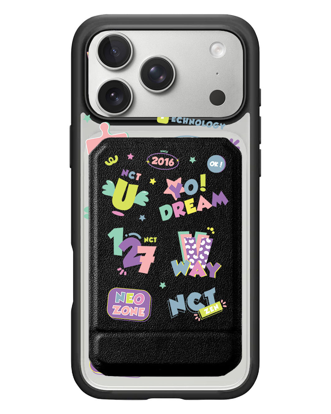 iPhone Magnetic Multifold Wallet - NCT Sticker Pack