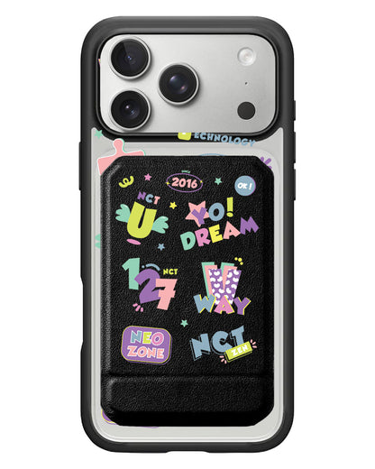 iPhone Magnetic Multifold Wallet - NCT Sticker Pack
