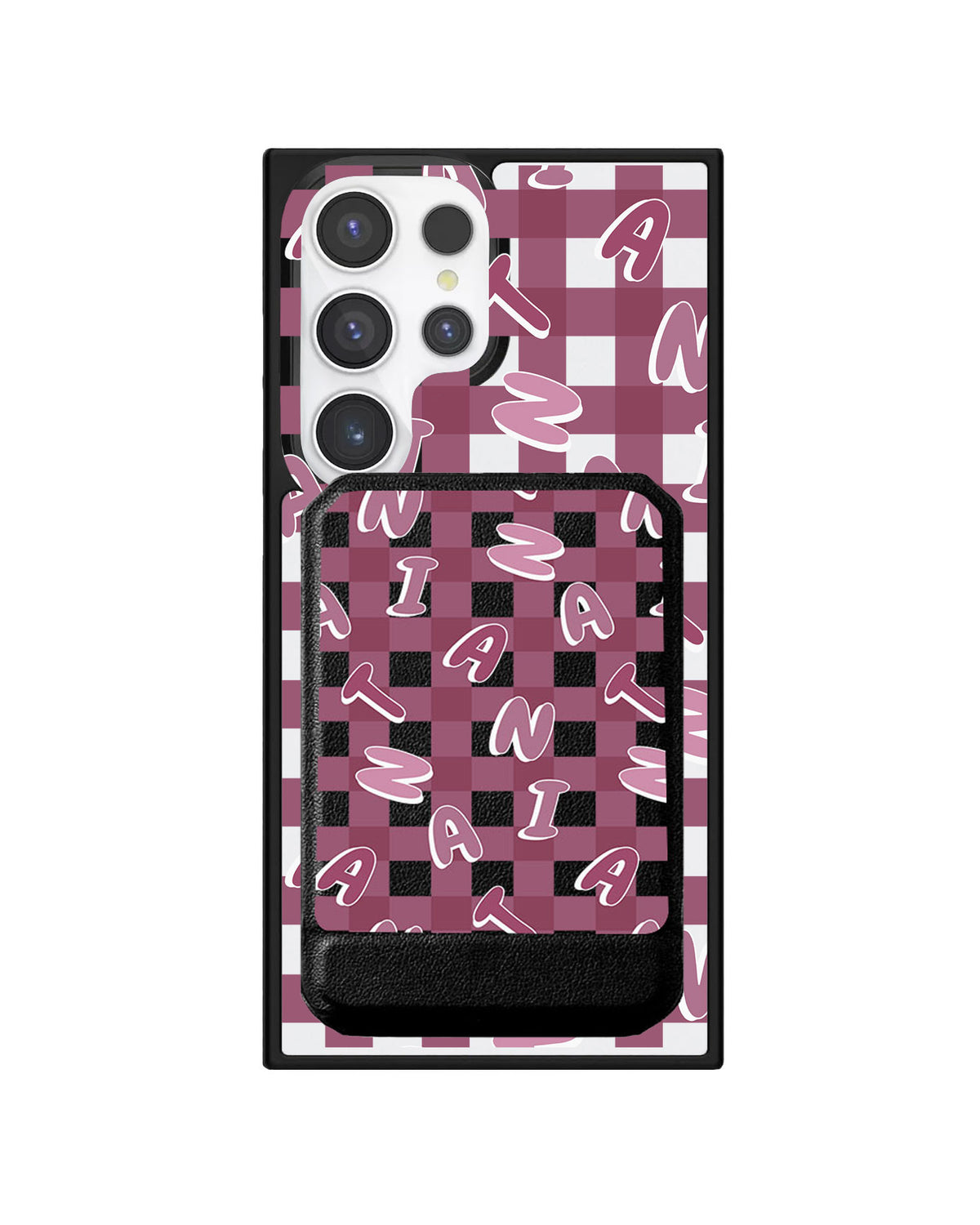 Android Magnetic Multifold Wallet - Checkered Monogram 2.0