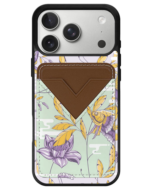 iPhone Avant Wallet Case - Fish & Floral 5.0