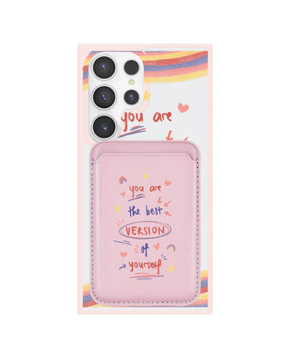 Android Magnetic Wallet Case - Love Yourself