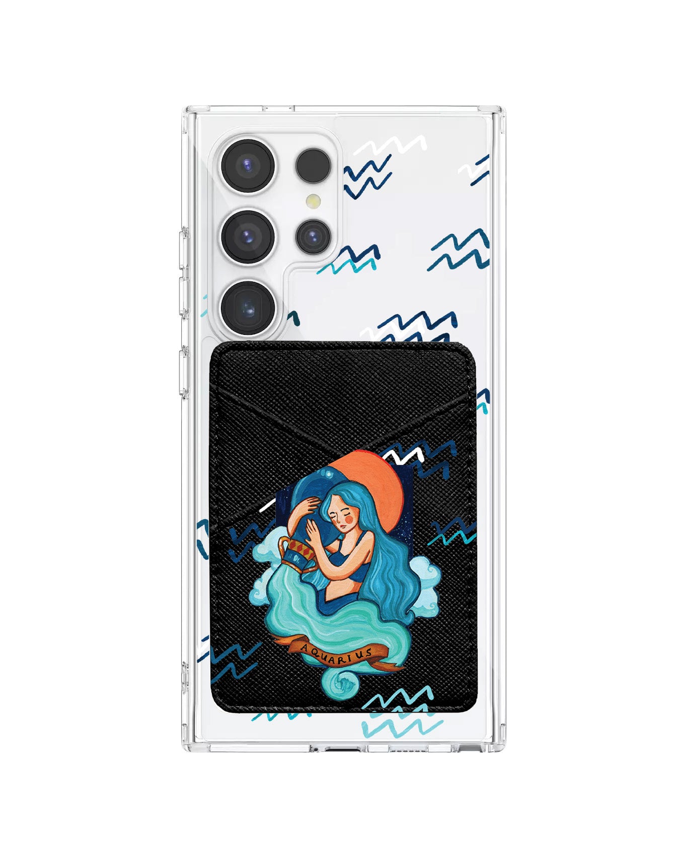 Android Phone Wallet Case - Aquarius