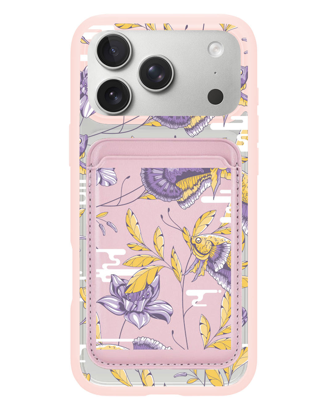 iPhone Magnetic Wallet Case - Fish & Floral 5.0