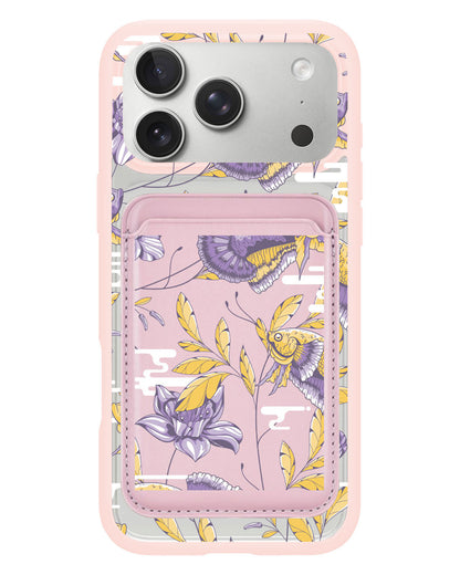 iPhone Magnetic Wallet Case - Fish & Floral 5.0