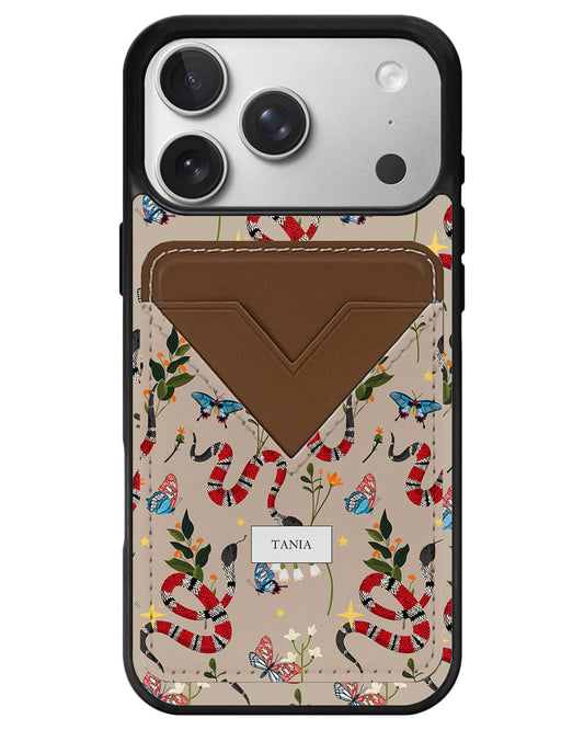 iPhone Avant Wallet Case - Serpente