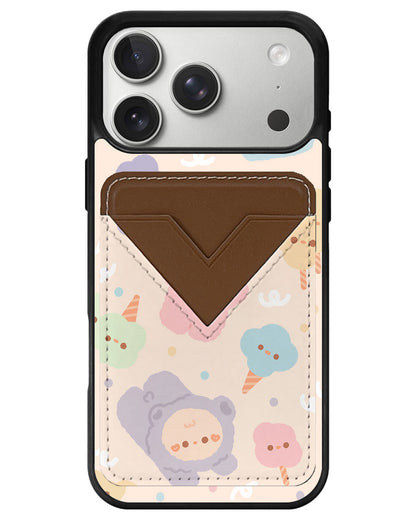 iPhone Avant Wallet Case - Cotton Teddy