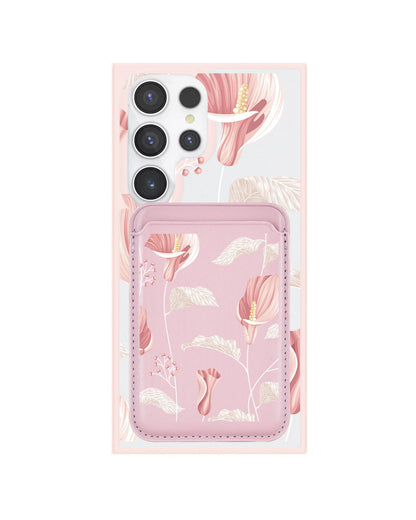 Android Magnetic Wallet Case - Easter Lily