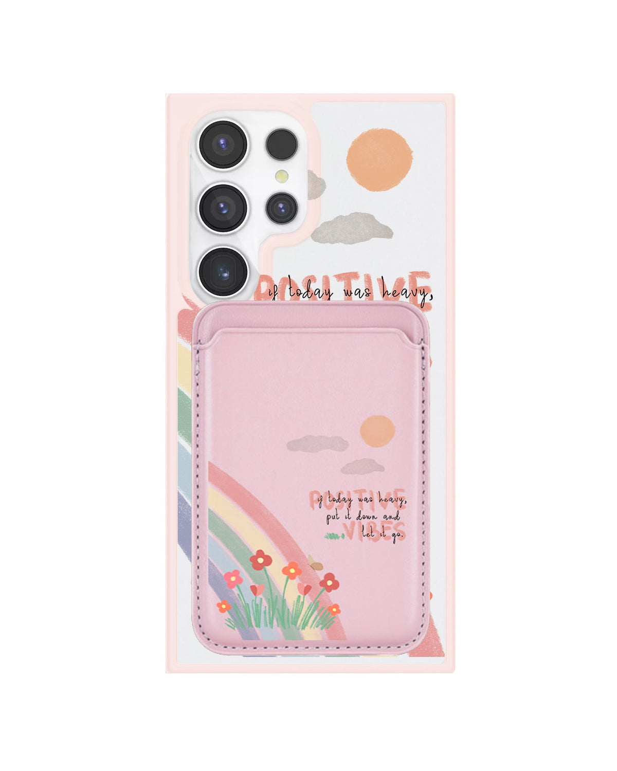 Android Magnetic Wallet Case - Positive Vibes