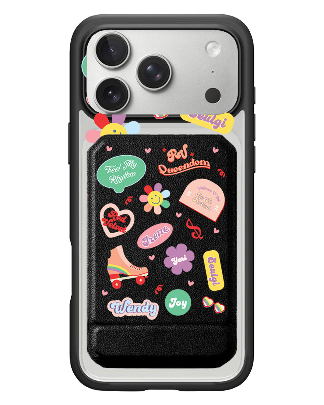 iPhone Magnetic Multifold Wallet - Red Velvet Sticker Pack