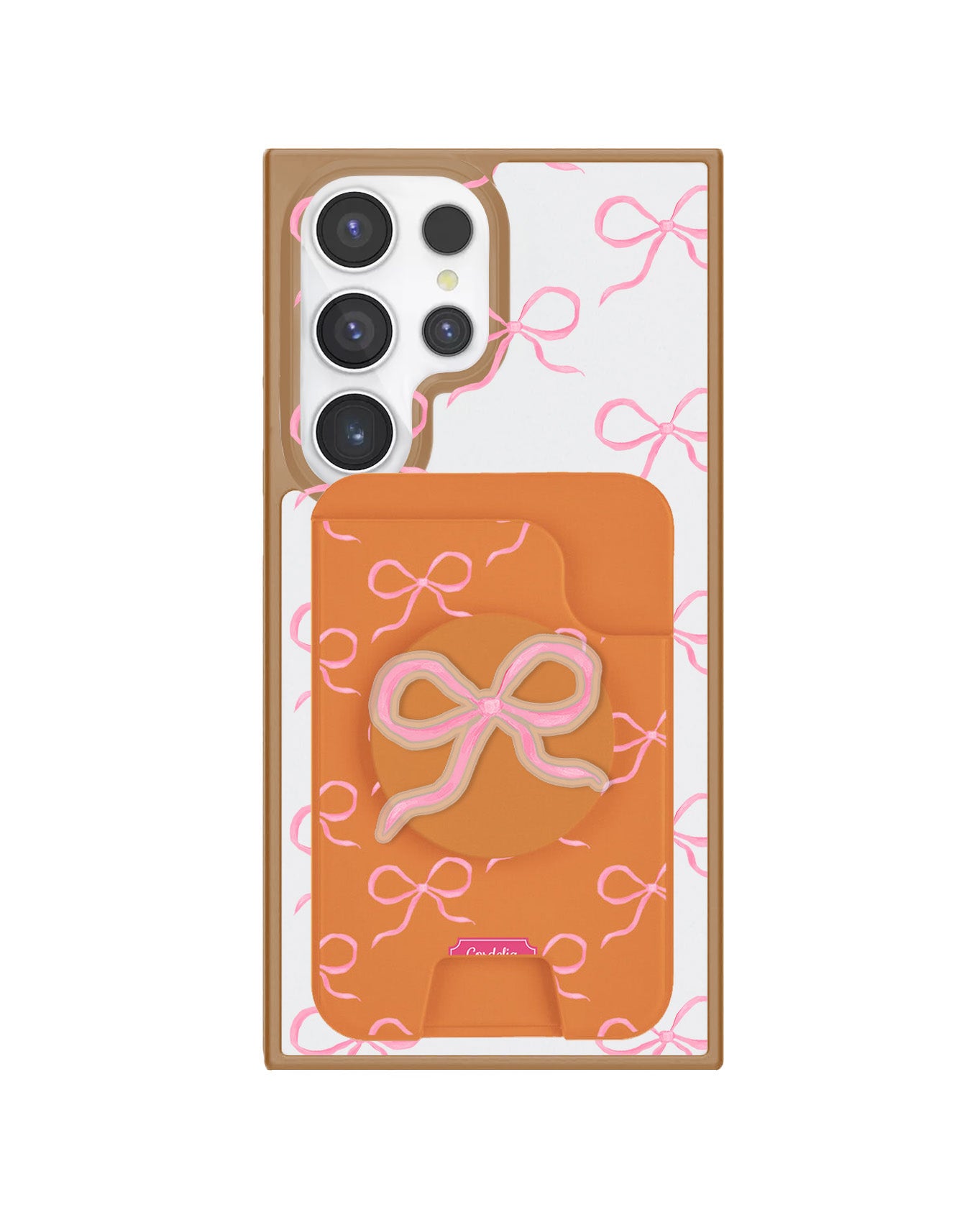 Android Magpop Wallet - Coquette Pink Bow