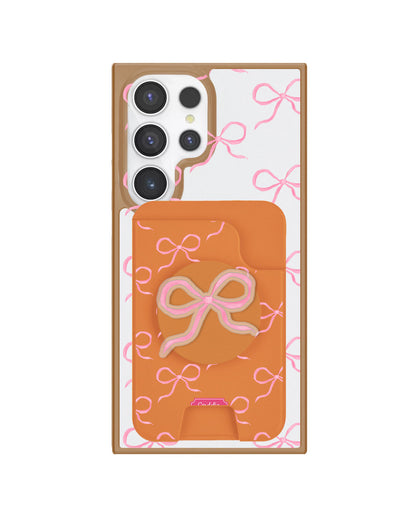 Android Magpop Wallet - Coquette Pink Bow