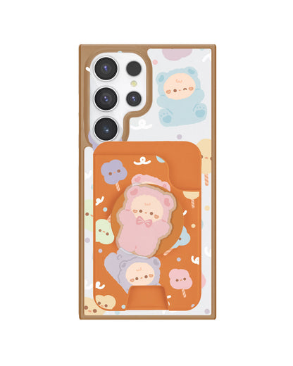 Android Magpop Wallet - Cotton Teddy