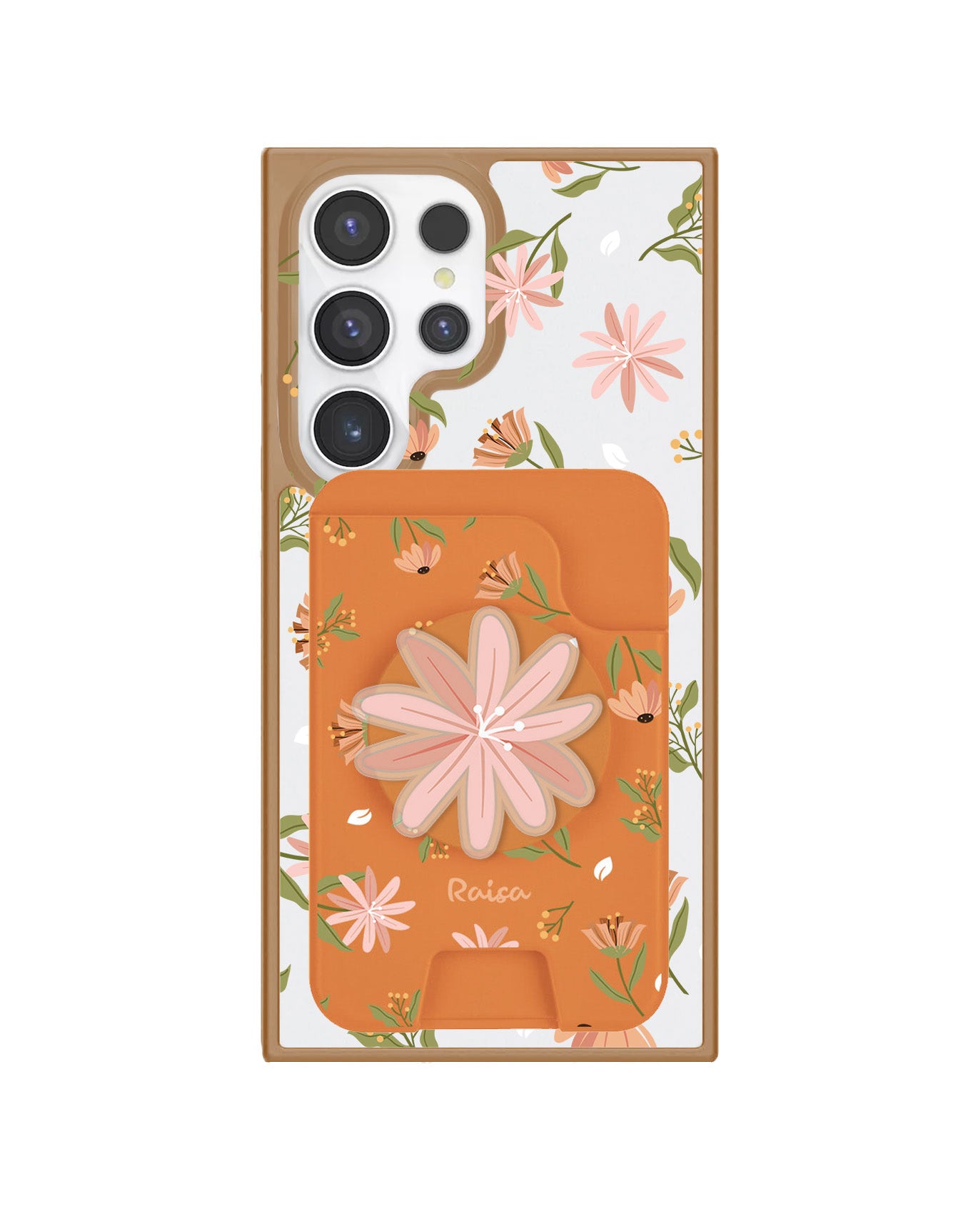 Android Magpop Wallet - Cosmos Flower