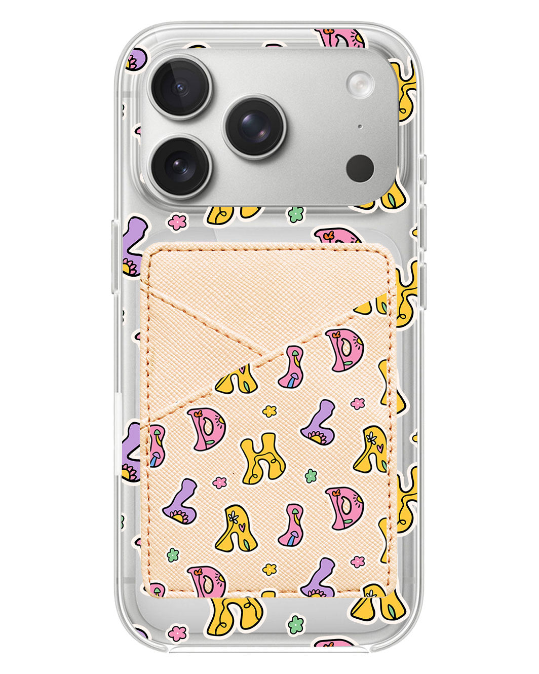 iPhone Phone Wallet Case - Playful Monogram 7.0