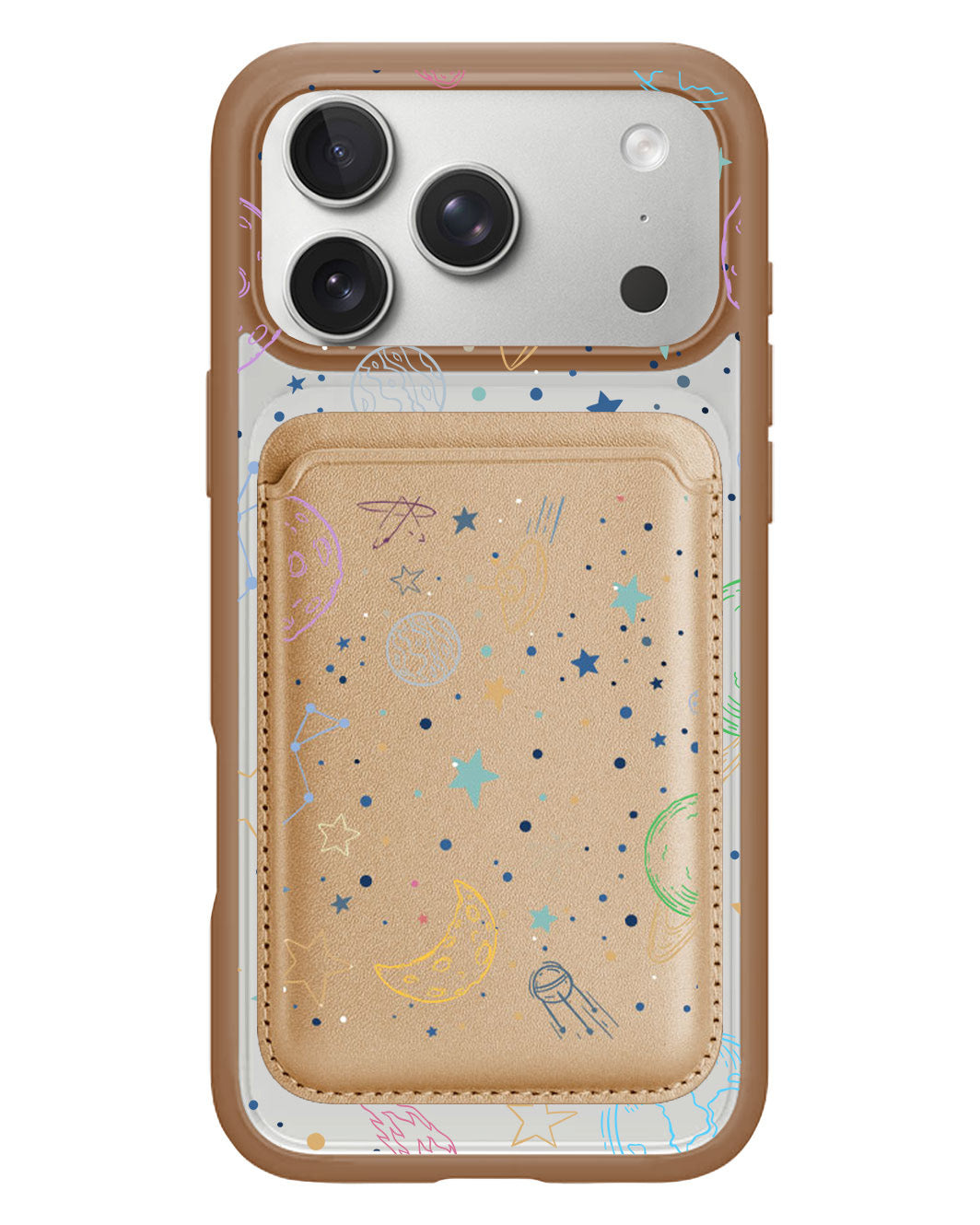 iPhone Magnetic Wallet Case - Galaxy