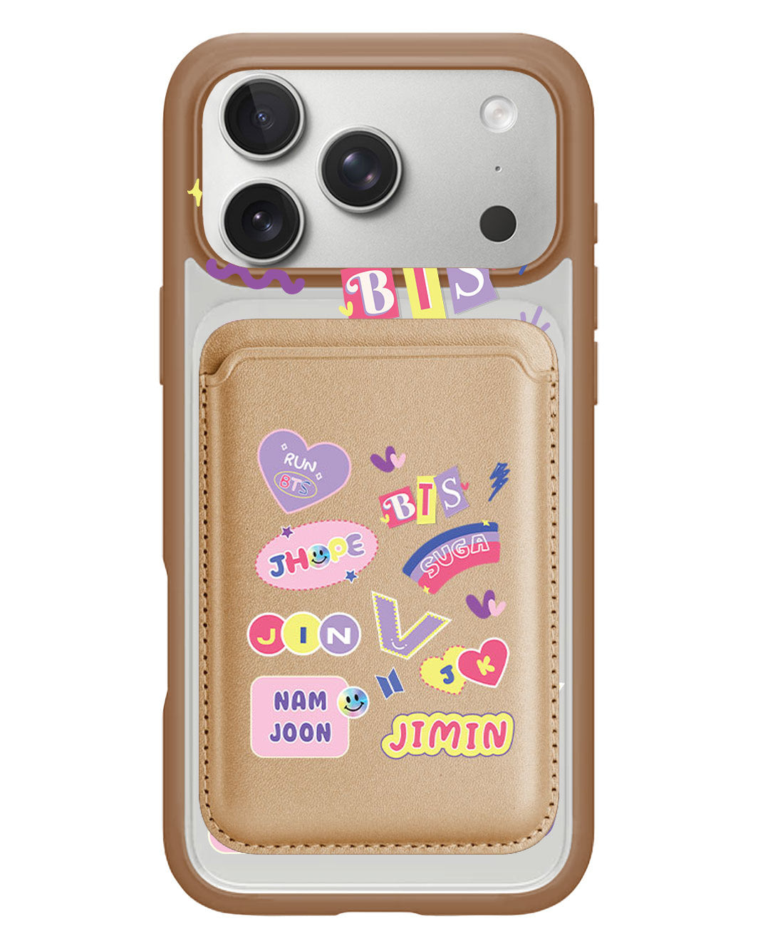 iPhone Magnetic Wallet Case - BTS Members