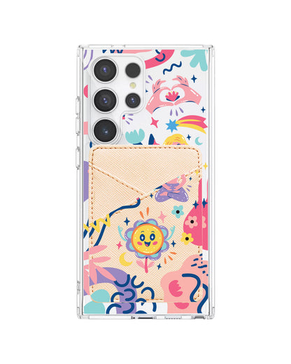Android Phone Wallet Case - Heather