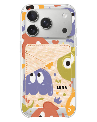 iPhone Phone Wallet Case - Cute Monster 1