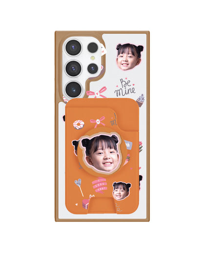Android Magpop Wallet - Face Grid Lovely