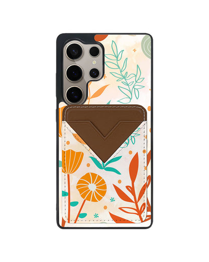 Android Avant Wallet Case - Autumn Botanical