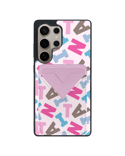 Android Avant Wallet Case - Scattered Monogram 2.0
