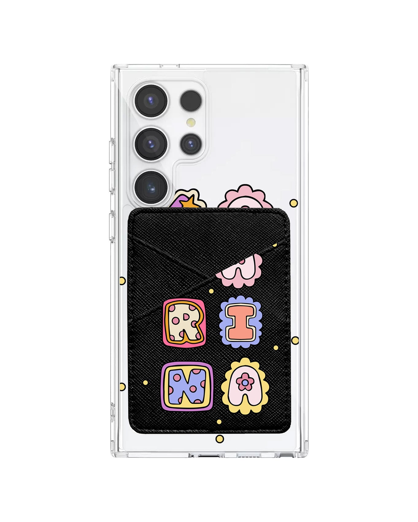 Android Phone Wallet Case - Adorable Monogram 2