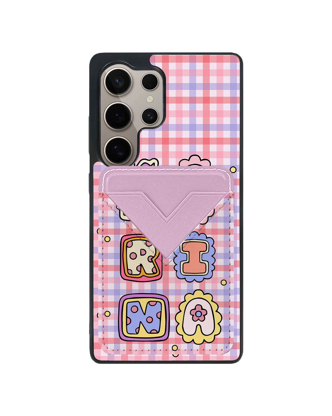 Android Avant Wallet Case - Adorable Monogram 2.0