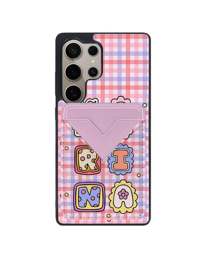 Android Avant Wallet Case - Adorable Monogram 2.0