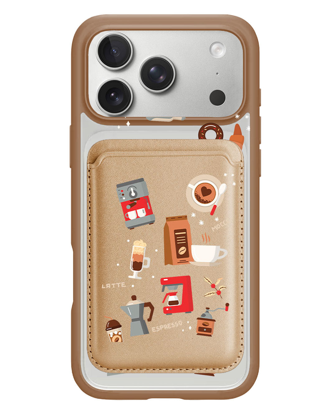 iPhone Magnetic Wallet Case - Barista