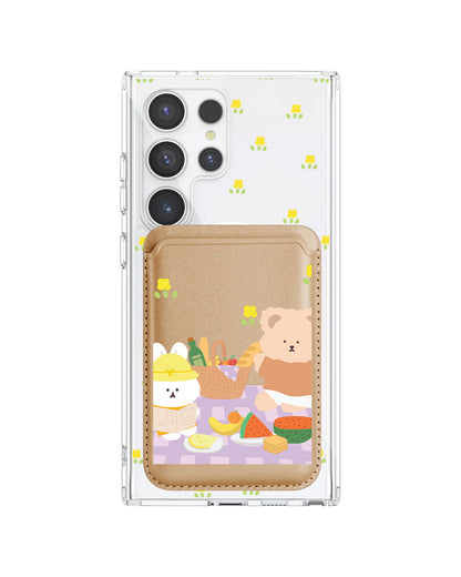 Android Magnetic Wallet Case - Picnic Lilac