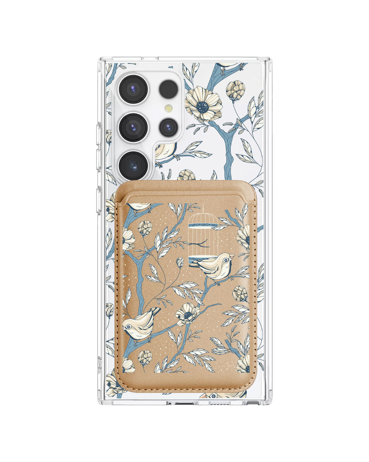Android Magnetic Wallet Case - Lovebird 9.0
