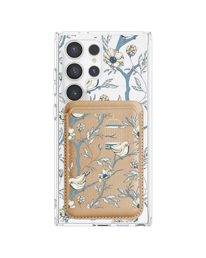 Android Magnetic Wallet Case - Lovebird 9.0