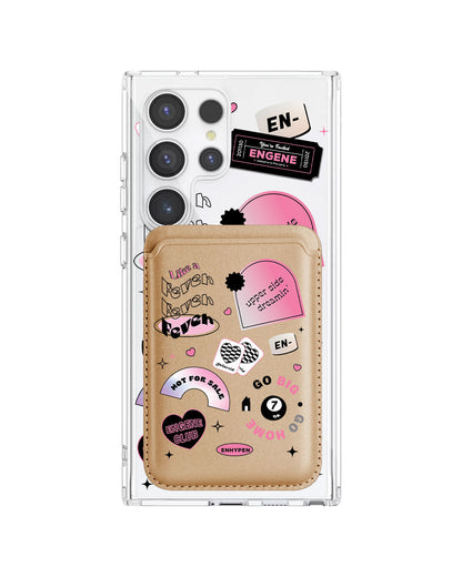 Android Magnetic Wallet Case - Enhyphen Sticker Pack