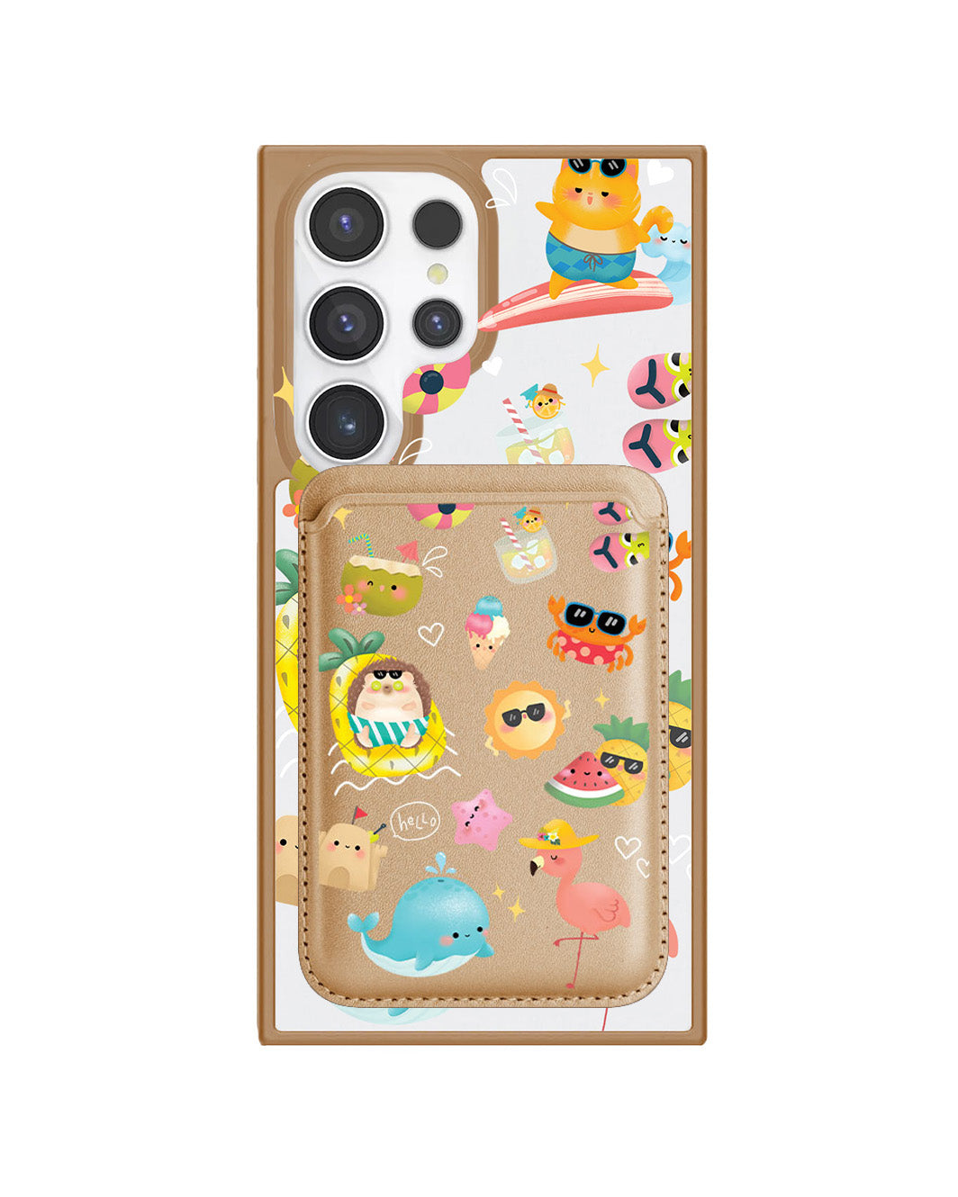Android Magnetic Wallet Case - Summer