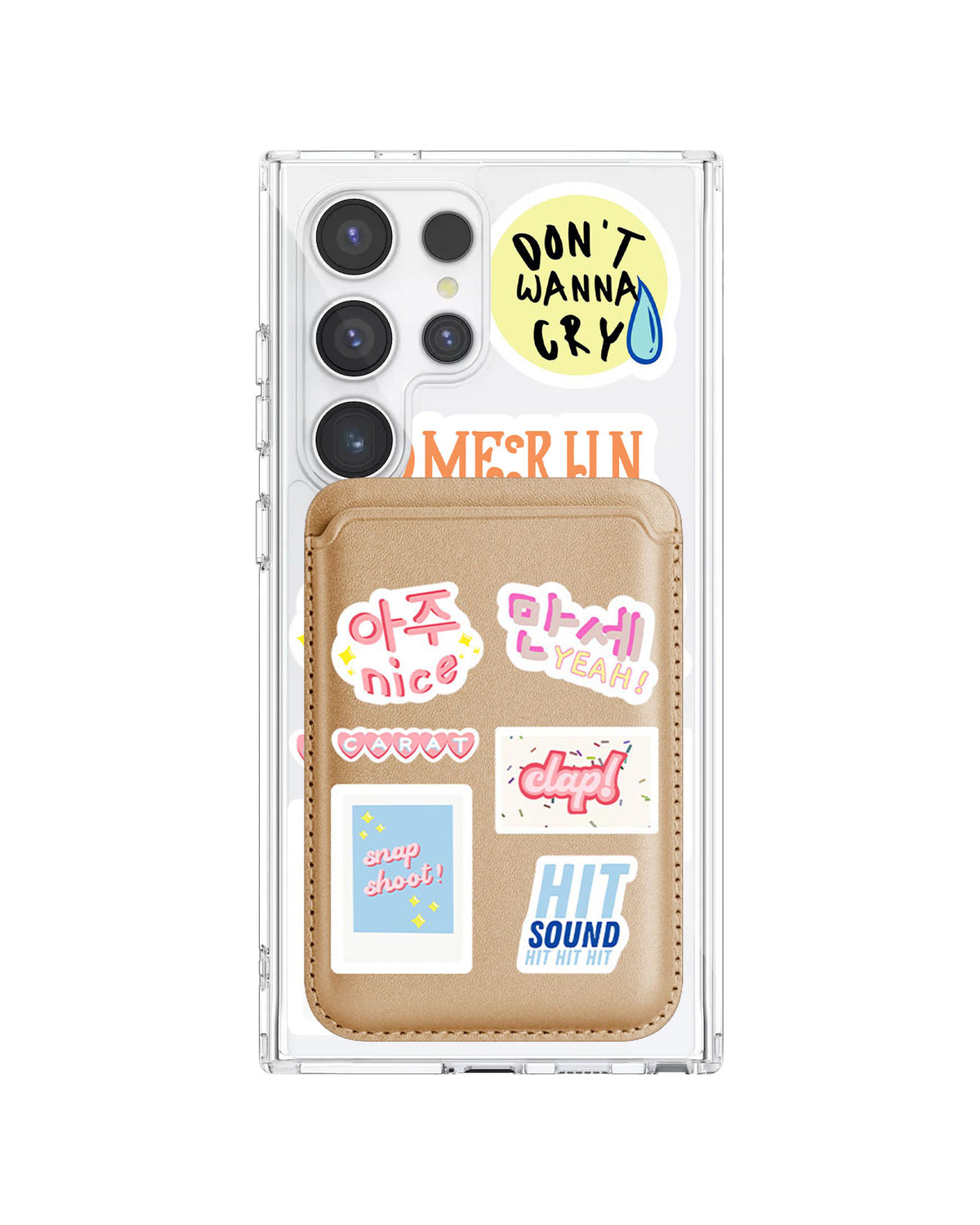 Android Magnetic Wallet Case - Seventeen Sticker Pack