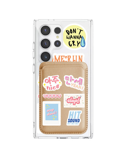 Android Magnetic Wallet Case - Seventeen Sticker Pack