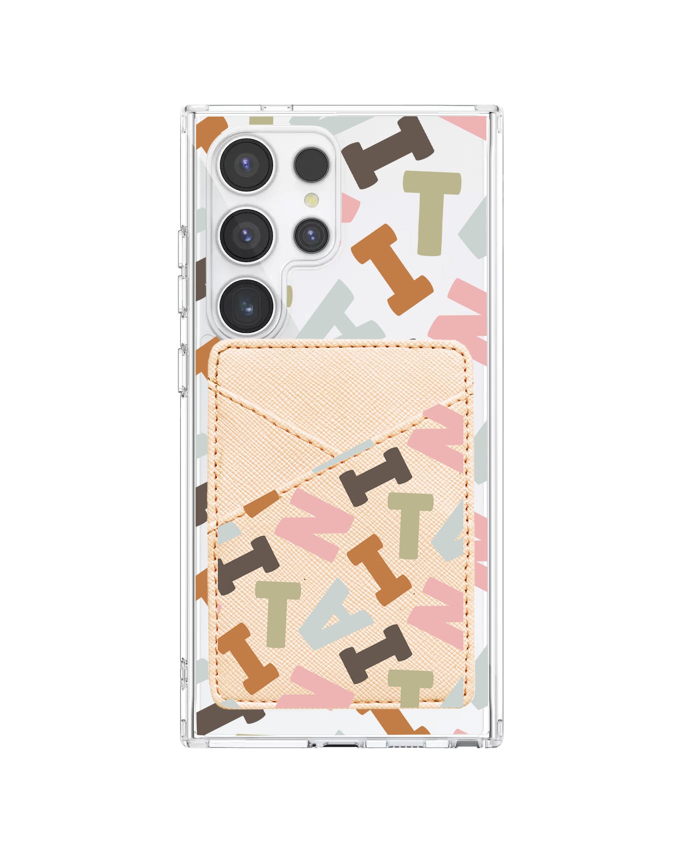 Android Phone Wallet Case - Scattered Monogram 4.0