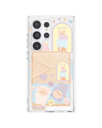 Android Phone Wallet Case - Sweets Heaven