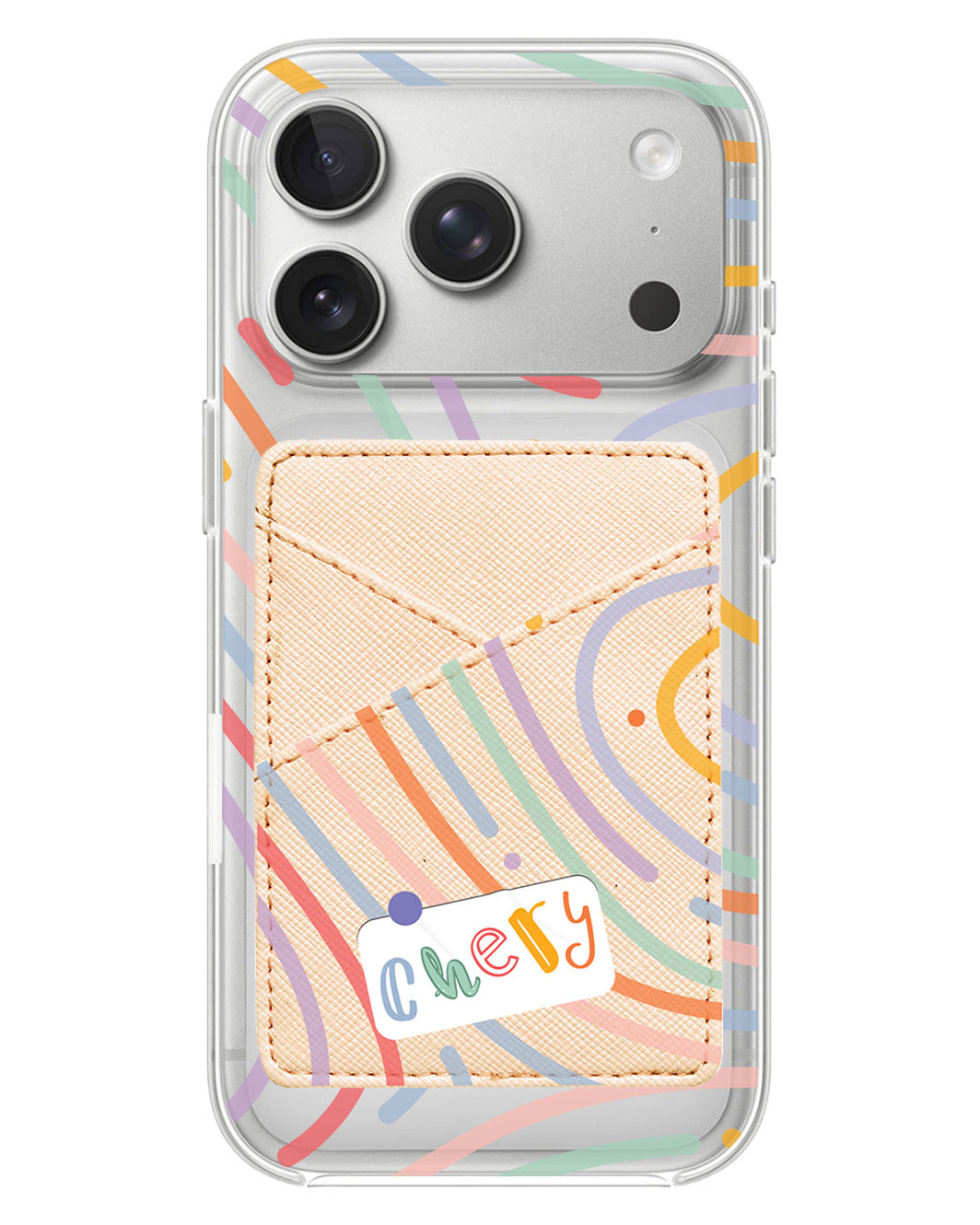 iPhone Phone Wallet Case - Doodle Monogram 2.0