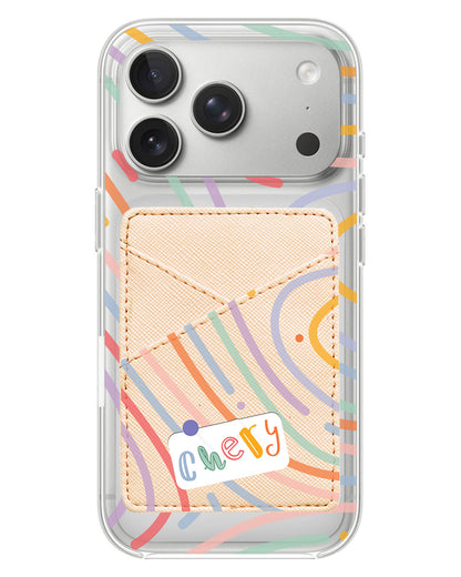 iPhone Phone Wallet Case - Doodle Monogram 2.0