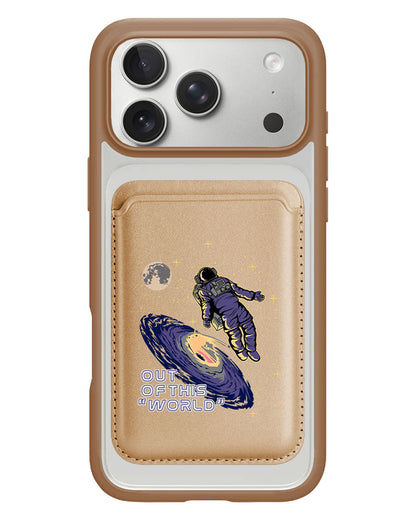 iPhone Magnetic Wallet Case - Out Of This World