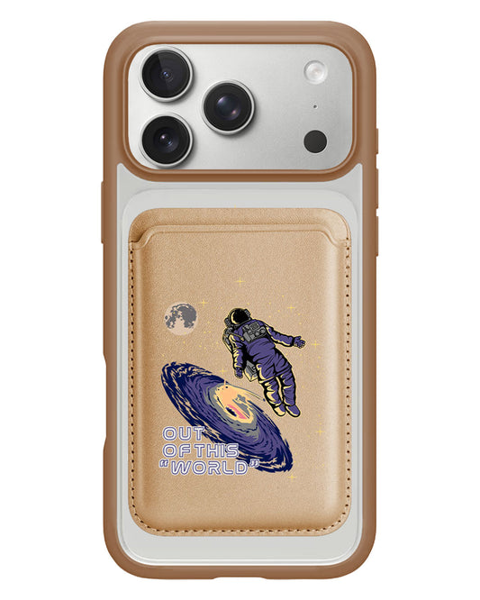 iPhone Magnetic Wallet Case - Out Of This World