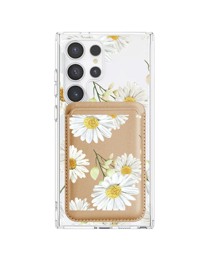 Android Magnetic Wallet Case - October Chrysanthemum