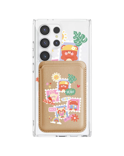 Android Magnetic Wallet Case - Animal Squad