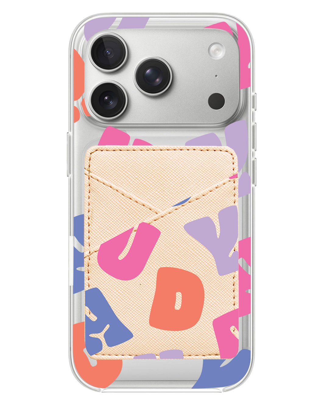 iPhone Phone Wallet Case - Chubby Monogram