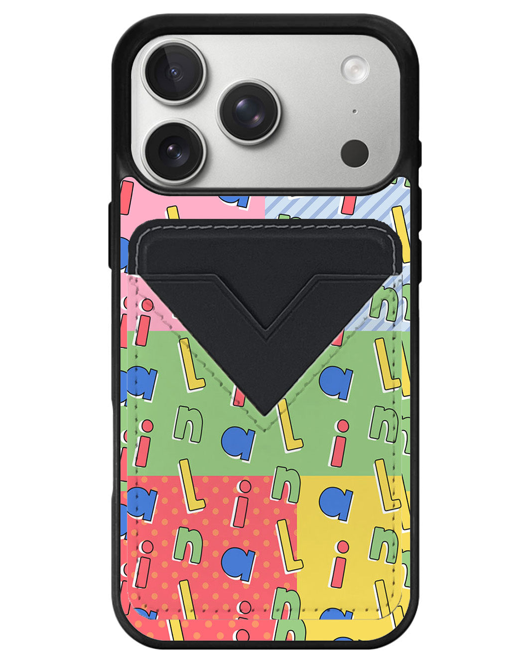 iPhone Avant Wallet Case - Abstract Monogram 1.0