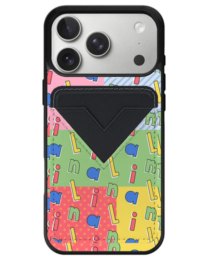 iPhone Avant Wallet Case - Abstract Monogram 1.0