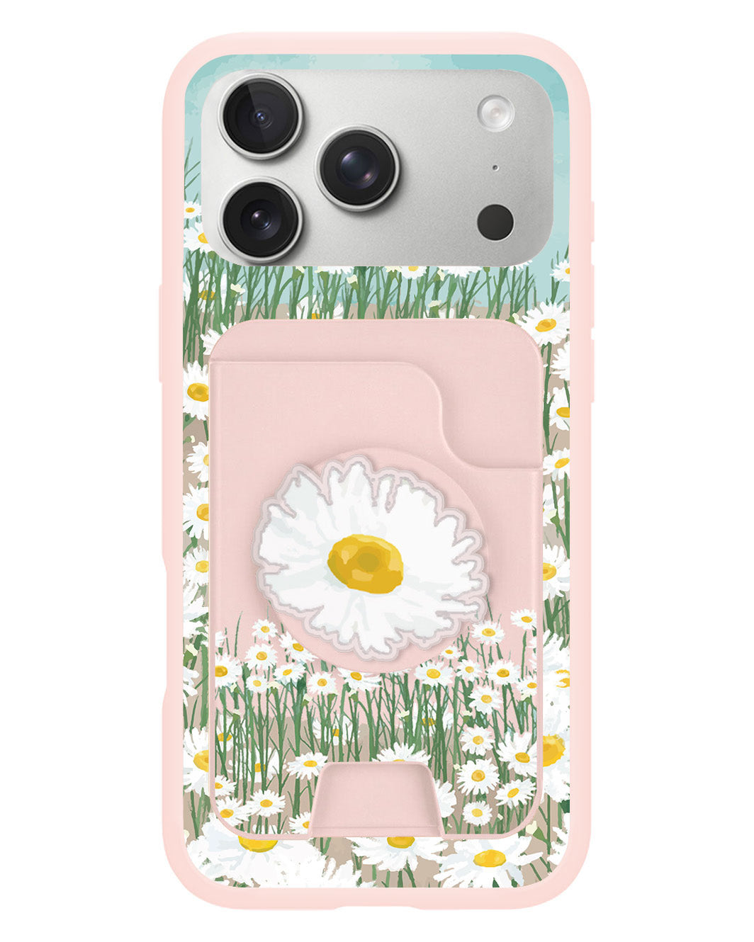 iPhone Magpop Wallet - Oil Painting Daisy