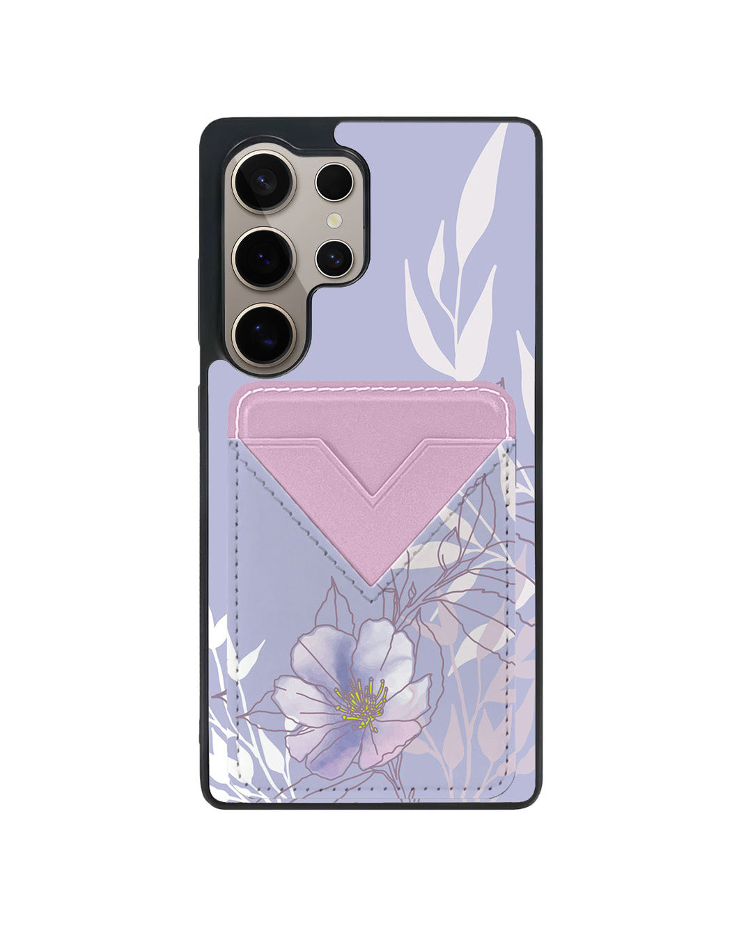 Android Avant Wallet Case - Purple Lily