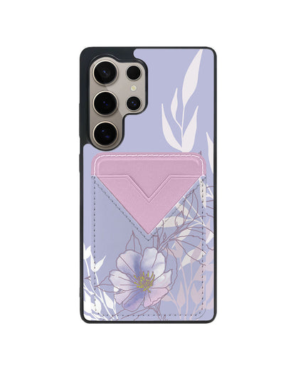 Android Avant Wallet Case - Purple Lily